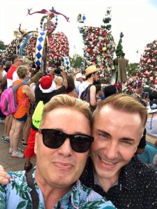 Barrie & Tony Drewitt-Barlow at Disney Land